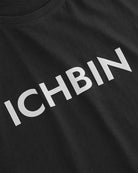 ICHBIN T-Shirt Damen Lebensfreude Schwarz/Hellgrau