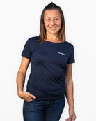 ICHBIN T-Shirt Damen Herzensgüte Navy/Weiß