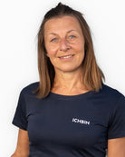 ICHBIN T-Shirt Damen Herzensgüte Navy/Weiß